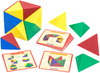 Denkspel - blokken - driehoekig - kleur en vorm - magnetisch - per spel