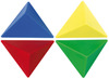 Denkspel - blokken - driehoekig - kleur en vorm - magnetisch - per spel