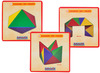 Denkspel - blokken - driehoekig - kleur en vorm - magnetisch - per spel