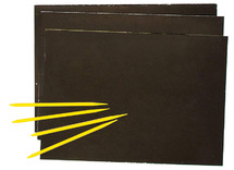 Knutselpapier - krasvellen - goud en zilver - 15 x 21 cm - assortiment van 10