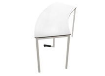 Tafels - kringtafels - DeKring - tafel - gebogen - 151 x 55 cm - 2-persoons - per stuk