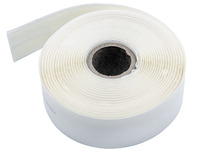 Klittenband - VELCRO - haak en fluweel - wit - zelfklevend - 2 cm x 5 m - op rol - per stuk
