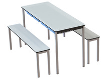 Tafels - kringtafels - DeKring - tafel - recht - 140 x 55 cm - 2-persoons - per stuk