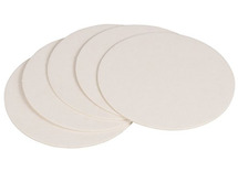 Karton - onderzetter - rond of vierkant - blanco - set van 100