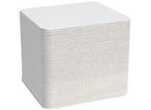 Onderzetters - karton - blanco - vierkant - set van 100