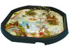 Speelmat - actieve wereld - dinosaurussen, jungle, maan, natuur, sprookjes, het bos - voor speeltafel AF2737 Tuff Tray - 86 x 86 cm - per stuk