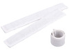 Armbanden - textiel - blanco - set van 5