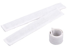Armbanden - textiel - blanco - set van 5