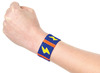Armbanden - textiel - blanco - set van 5