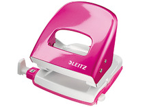 Perforator - Leitz - wow - fuchsia - per stuk
