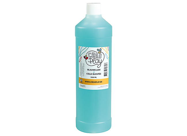 Lijm - alleslijm - Creaplay - budget - blauw - 1 l - per stuk