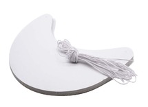 Zonnekleppen - karton - blanco - set van 25