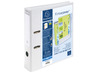 Mappen - ringmappen - ordner - classeur - personaliseerbaar - met voorblad - A4 - 7 cm - kunststof - wit - per stuk