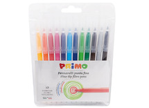 Stift - kleurstift - primo - dun - assortiment van 12