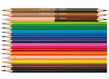 Potloden - kleurpotloden - Maped Color'Peps World - driehoekig - etui - set van 15 assorti