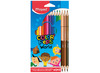 Potloden - kleurpotloden - Maped Color'Peps World - driehoekig - set van 15 assorti