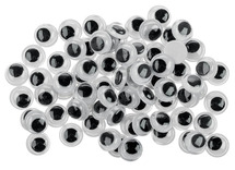 Wiebelogen - rond - 12 x 12 mm - decoratie - set van 100