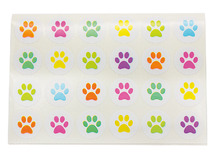 Stickers - Apli - kattenpootjes - set van 288 assorti