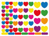 Stickers - Apli - hartjes - set van 624 assorti