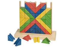 Kleur en vorm - Dusyma GeoMo - kleurenspel - hout - per spel