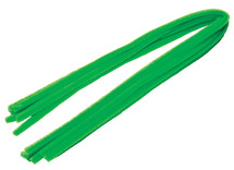 Chenilledraad - 8 mm x 50 cm - lichtgroen - set van 10