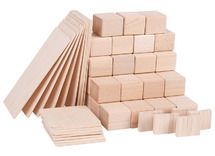 Bouwset - Just Blocks - Small - Hout - Per set