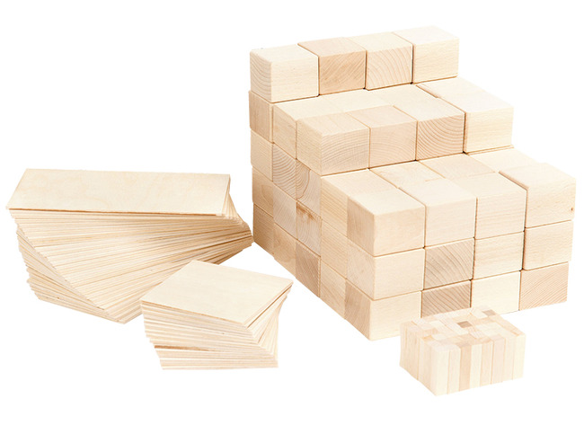 Set de construction - Just Blocks Medium - bois - par set