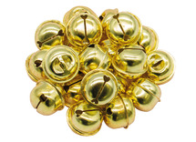 Bellen - 1,5 cm - goud - decoratie - set van 20