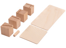 Bouwset - Just Blocks - Smart Lines - Medium - Hout - Per set