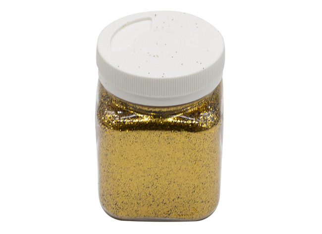Glitterpoeder - decoratie - goud - strooibus van 115 g
