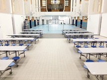 Tafel Sico Rechthoekig, 300 Cm, 16-Zits, Kleuters - 61 cm - blad graphite graphix - per stuk