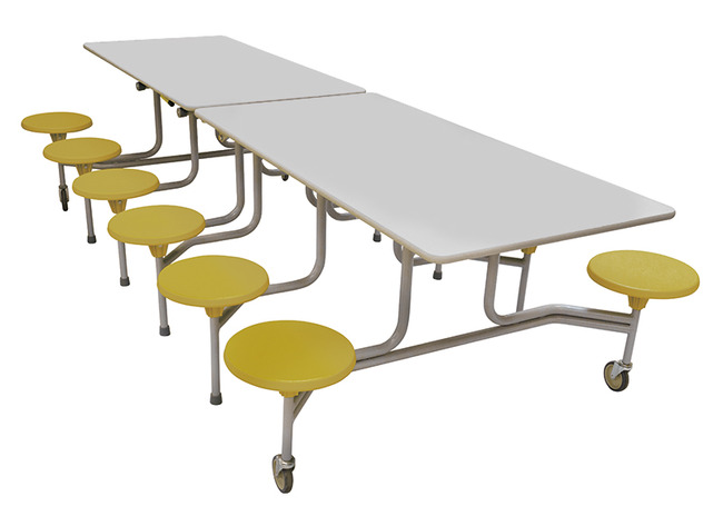 Tafel - vouwtafel - SICO - rechthoekig - 12 personen - 243 x 61 x 132 cm - kleuters - per stuk