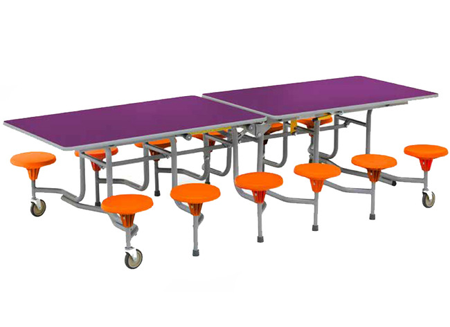 TAFEL SICO RECHTHOEKIG - 244 CM - 12-ZITS - KLEUTERS