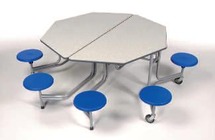 Sico Vouwtafel Achthoekig - 8 - Zits - 68 cm - blad lime - per stuk