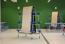 Sico Vouwtafel Rechthoekig - 8 - Zits - 74 cm - blad cassis - per stuk