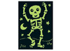 Knutselpapier - krasvellen - 15 x 21 cm - glow in the dark - pak van 8 vellen