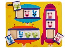 Puzzel - inlegpuzzel - Nathan LudiTab - de kleine marsmannetjes - per spel