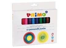 Stiften - kleurstiften - Primo - dik - set van 12 assorti