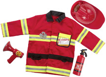 Kleding - verkleedkledij - Melissa & Doug - brandweerman - rollenspel - per stuk