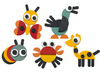 Spel - contructiespel - Djeco Ze Geoanimo - geometrisch - hout - per spel