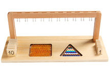 Spel - rekenspel - Montessori - Telkralen - 10 tot 19 - per spel