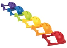 Robot - Bee-bot - Blue-bot - duwer - accessoire - set van 6 assorti