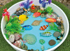 Speelgoed - vissen - Yellow Door Fish Sensory Play Stones - set van 8 assorti