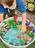 Speelgoed - vissen - Yellow Door Fish Sensory Play Stones - set van 8 assorti