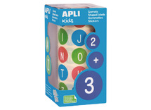 Stickers - Apli Kids - hoofletters - op rol - set van 900 assorti