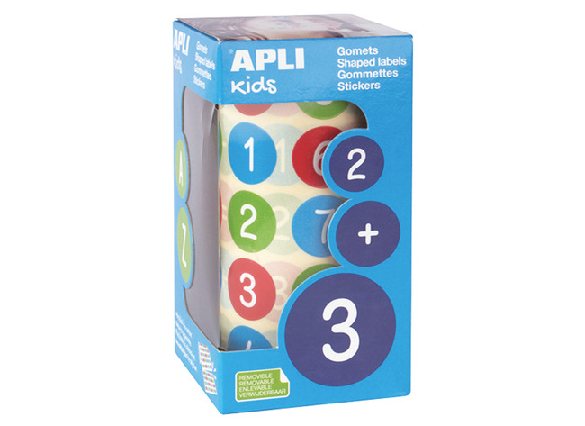 Stickers - Apli Kids - cijfers - set van 840 assorti