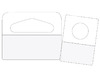 Stickers - ophangstickers - zelfklevend - 2 x 3 cm - set van 36