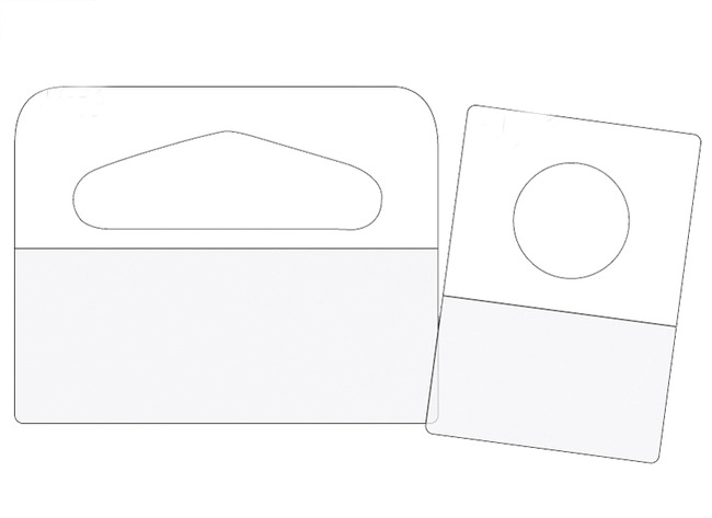 Stickers - ophangstickers - zelfklevend - 2 x 3 cm - set van 36