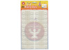 Stickers - ophangstickers - zelfklevend - 2 x 3 cm - set van 36