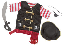 Kleding - verkleedkledij - Melissa & Doug - piraat - rollenspel - per stuk